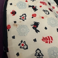 Richell aquleaアクリア　おでかけストローマグ&マグポーチセット　不思議の国のアリスの画像