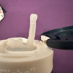 Richell aquleaアクリア　おでかけストローマグ&マグポーチセット　不思議の国のアリスの画像