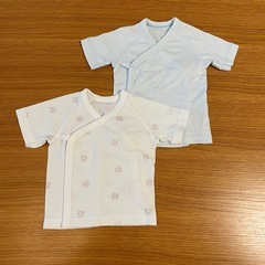 ユニクロ　ベビー　短肌着・コンビ肌着　50-60cm 2枚組×3セットの画像