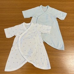 ユニクロ　ベビー　短肌着・コンビ肌着　50-60cm 2枚組×3セットの画像