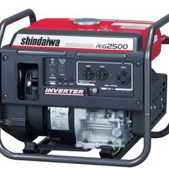  レンタル!新ダイワ..インバータ発電機　IEG2500 （50/60Hz切替式） 代引不ふか不可の画像