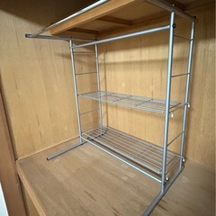 【12/16まで】押入れ用ハンガーラックの画像
