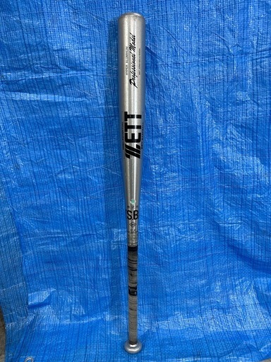 ZETT プロバット BWT13084 ホワイトアッシュ 85cm ゼット プロフェショナルモデル 軟式用金属バット85㎝ 工場 ZETT