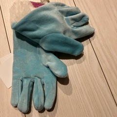 新品＊ボア　キッズフリー手袋の画像