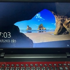 TOSHIBA ノートパソコン　dynabook Windows10の画像
