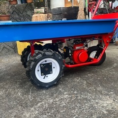 レストア済みトップカー エンジン運搬機｜三菱エンジン搭載タイヤ式で小回り抜群⭐︎収穫野菜、果樹などの運搬に最適ですの画像