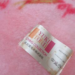 YUKI TORII 鳥居ユキ　日本製　未使用　ふわふわ毛布　箱付き　シングルの画像
