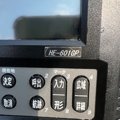 HONDEX HE-601GP GPS魚探 200kHz振動子・温度計・充電器付の画像