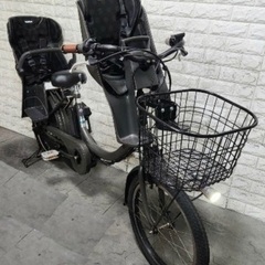 🌸美品🌸室内保管🌈バッテリー最高レベル🌼ブリヂストンビッケ2⚪️子供乗せ電動自転車ダークグレー9の画像