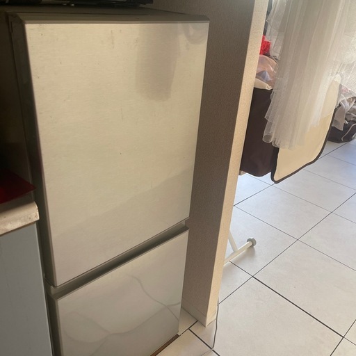 冷蔵庫　グレー　美品