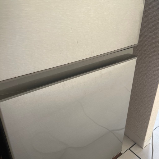 冷蔵庫　グレー　美品