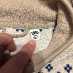 ユニクロフリース　150の画像