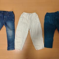 【USED】幼児ズボン３点　すべてネーム入り