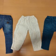 【USED】幼児ズボン３点　すべてネーム入りの画像
