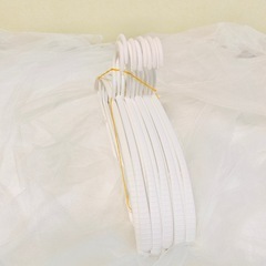 ハンガー 10本 まとめ売り 跡がつかない スリム 細い 衣類 洗濯 ホワイトの画像