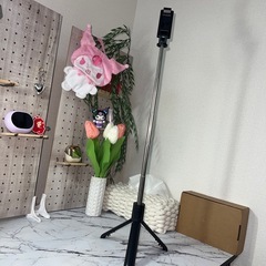 スマホホルダー、自撮り棒の画像