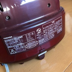【ジャンク品】TOSHIBA炊飯器RC-10VRJの画像