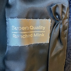 本物 コート 内側に袖通しつきの画像