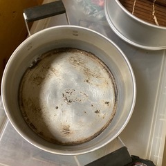 昭和レトロ　蒸し器　蒸し鍋　サンキョーアルミニウム　一段　直径24cmの画像