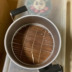 昭和レトロ　蒸し器　蒸し鍋　サンキョーアルミニウム　一段　直径24cmの画像