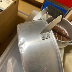 昭和レトロ　蒸し器　蒸し鍋　サンキョーアルミニウム　一段　直径24cmの画像