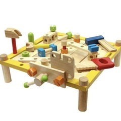 指先知育玩具★I'm TOY  カーペンターテーブルの画像