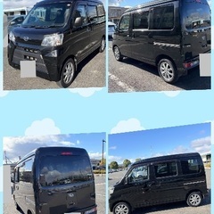 🉐車検R9/11まで！ハイゼットカーゴ S321V／走行6.2万km／黒・外内装綺麗・ポリッシャー施工済・撥水良好／350kg積載の画像