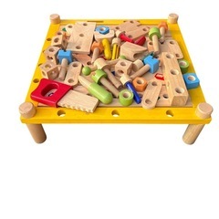 指先知育玩具★I'm TOY  カーペンターテーブルの画像
