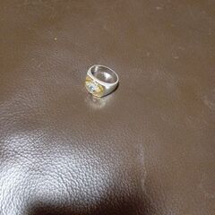 カラーダイヤモンド18K　PT900 指輪16gの画像