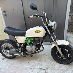 エイプ50 HONDA レストアベース 始動確認OKの画像