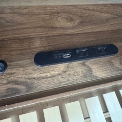 【お取引中】収納付きダブルベッド フレームの画像