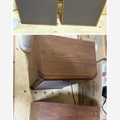 TANNOY STIRLING HW　スピーカー　タンノイ 2個口発送品　鍵無し　ジャンク　当時物の画像