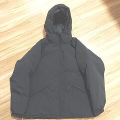 ＧＵ 新品 今季 ウォームパデッドパーカ ｌサイズ ブラックの画像