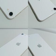 整備済！　iPhoneSE(第三世代）　A2782　64GB　本体　スターライト 　SIMフリー　箱 256319410の画像