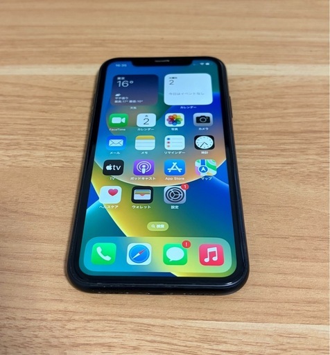 iPhone XR 64GB 本体 ブラック　SIMフリー 77%