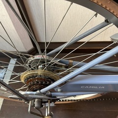 自転車　26インチ　6段変速　LEDライトの画像