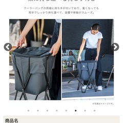 【新品未開封】スタンド付クーラーボックス、脚付きクーラーバック、パーティクーラーバックの画像