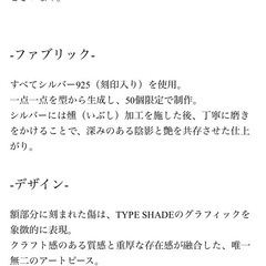 TYPE SHADE  ネックレスの画像