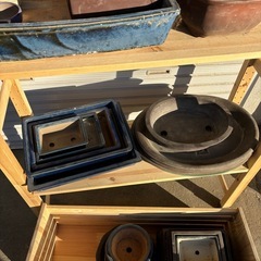 {セット価格, 急募}, IKEA, 木製ラック, 植木鉢の画像