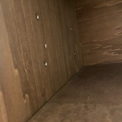 木製可動棚　ダークウッドの画像