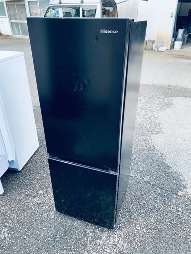 ♦Hisense ノンフロン冷凍冷蔵庫【2021年製】HR-D1701B