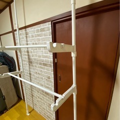 どこでも 物干し 突っ張り棒  洗濯物干  物干し竿の画像