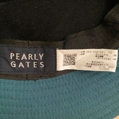 美品　PEARLY GATES ハットの画像