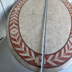 【配送可】楕円形ダイニングテーブル（140×90cm） の画像