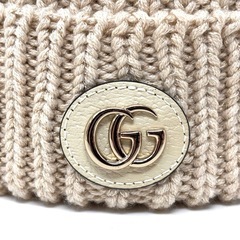 【GUCCI】ニット帽 ウールカシミア キャップの画像
