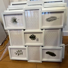 ニトリ　フォトフレーム　ノーヴェ9W(WH)　の画像