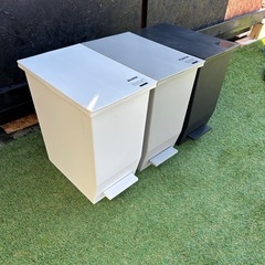 ペダル式45Lゴミ箱3色セット　ダストボックス　#決まりましたの画像