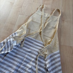 【取引決定】可愛い黄色のシマシマエプロン♡の画像