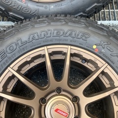超美品RAYS 17インチ ホイールセット YOKOHAMAタイヤ　ロックナットの画像