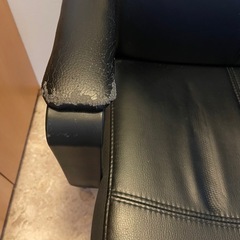 書斎椅子　結構大きいです　少々難あり　の画像